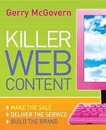 Gerry McGovern's Killer Web Content