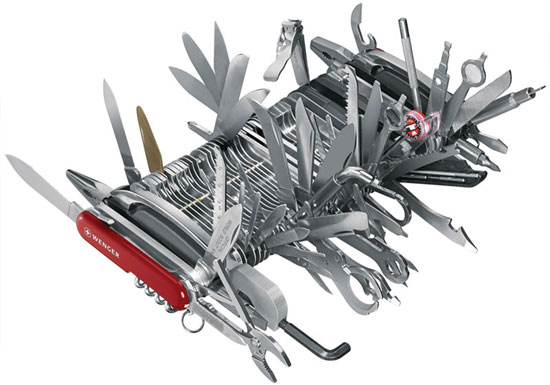 Swiss Army Knife with 141 tools